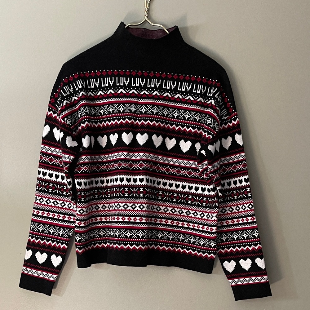 cupcakes and cashmere, L, mock turtle neck, super soft and cozy, as new